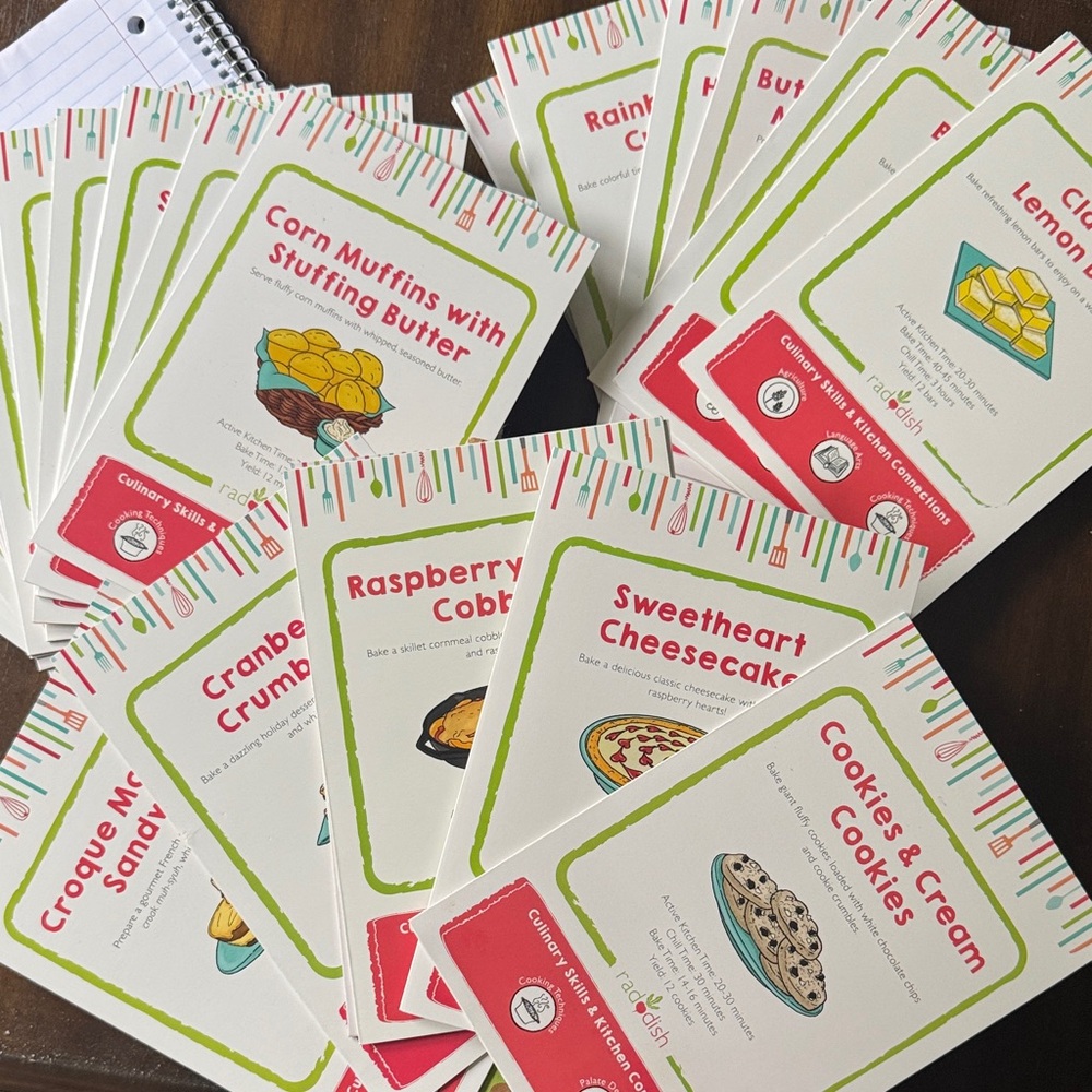 Raddish Kids Recipe Cards